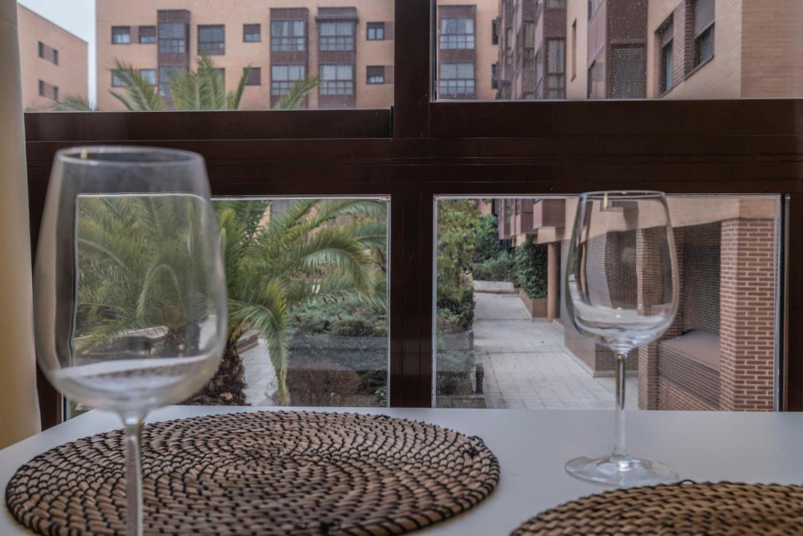 Apartamento Wanda Ifema Con Parking Y Piscina Madrid Bagian luar foto
